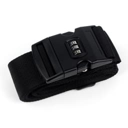 Tyverisikringsstrop til bagagekuffert Password Safe Lock - Sort