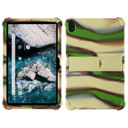 Nokia T20 Blødt Silikone Beskyttende Tabletcover - Camouflage