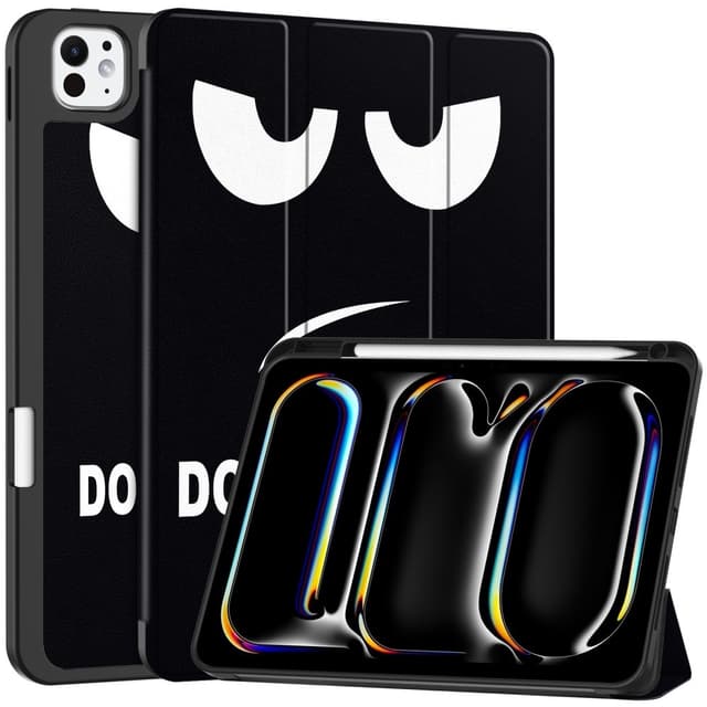 Till iPad Pro 11 (2024) Slim fit tri - fold fodral Pennfack - Don't Touch