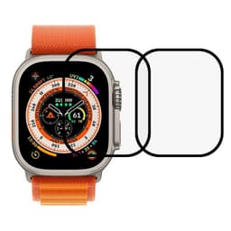 Apple Watch Ultra 49mm Heltäckande härdat glas 2-pack