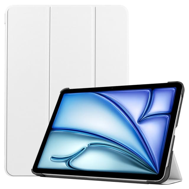 Till iPad Air 11 (2024) Slim fit tri-fold fodral - Vit