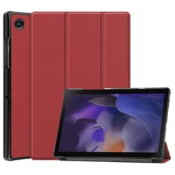 Kolminkertainen telinekotelo Samsung Galaxy Tab A8 10.5"" (2021) - Viininpunainen