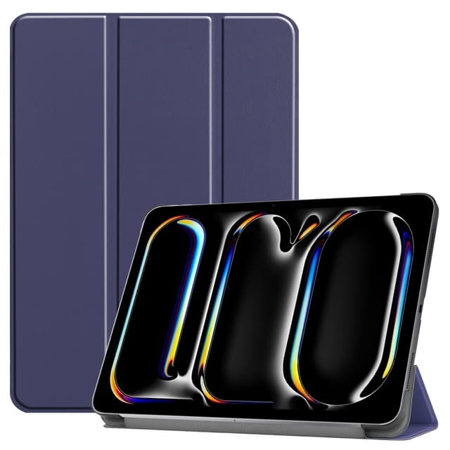 Till iPad Pro 11 (2024) Slim fit tri-fold fodral - MörkBlå