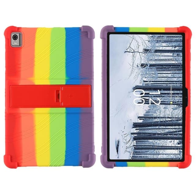 Nokia T21 Mykt Silikon Beskyttelsesdeksel med Støtte Rainbow Pride