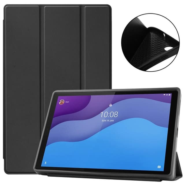 Kolminkertainen telinekotelo Lenovo Tab M10 HD Gen 2 TB-X306F - musta