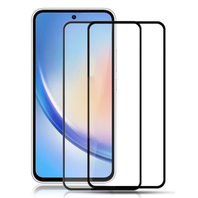 AMORUS til Samsung Galaxy A35/A55 Skjermbeskytter i Herdet Glass 2-Pakke