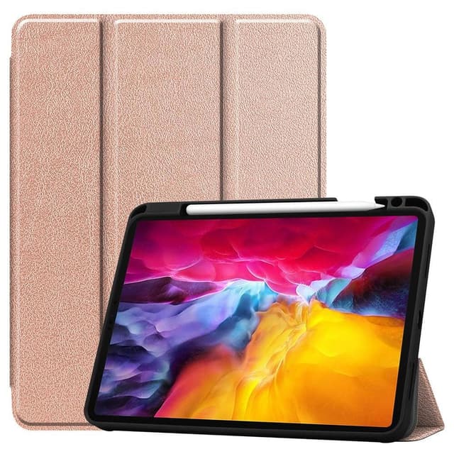 iPad Pro 11 2021 Slim fit tri-fold fodral - Rose Gold