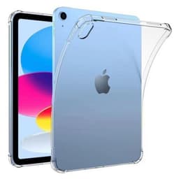 iPad 10.9:lle (2022)/iPadille 10. sukupolven pehmeä TPU-kirkas tabletin kansi Vahvistettu 4 kulmaa iskuja vaimentava takakotelo