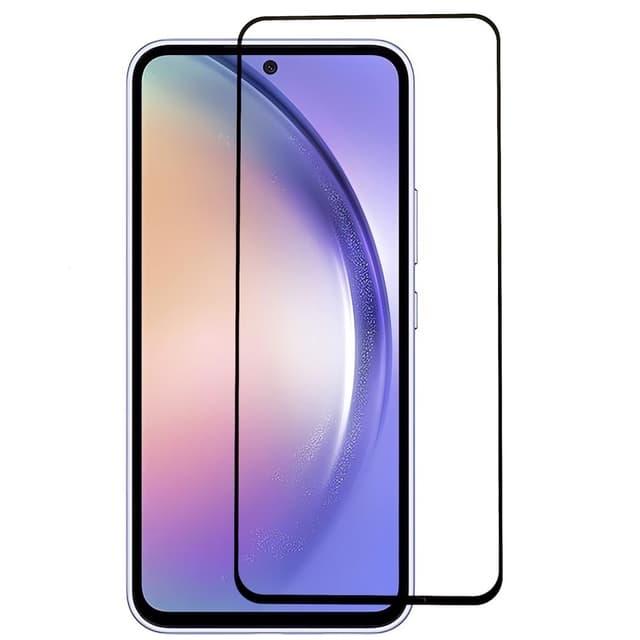 Til Samsung Galaxy A55 5G hærdet glas skærmbeskytter fuld dækning