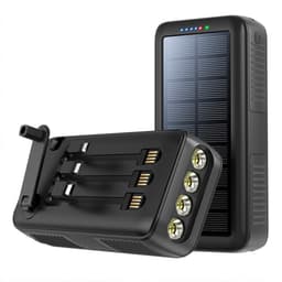 Handvev 30000mAh Sol PowerBank Lightning/USB-C/Mikrokabel