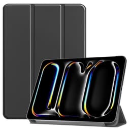 Til iPad Pro 11 (2024) Slim Fit Tri-Foldbart Deksel - Svart