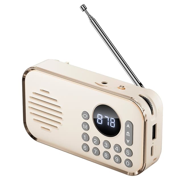 Bluetooth 5.0 FM-radio 3,5 mm lydkabel TF-kort U-disk