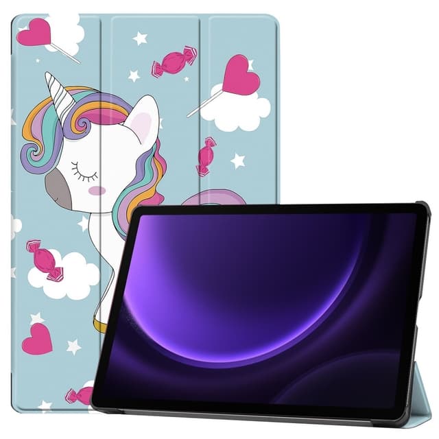 Slim Fit Cover Fodral Till Samsung Galaxy Tab S9 FE - Unicorn