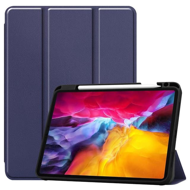 iPad Pro 11 2021 Slim Fit Trifoldbart Deksel - Mørkeblå