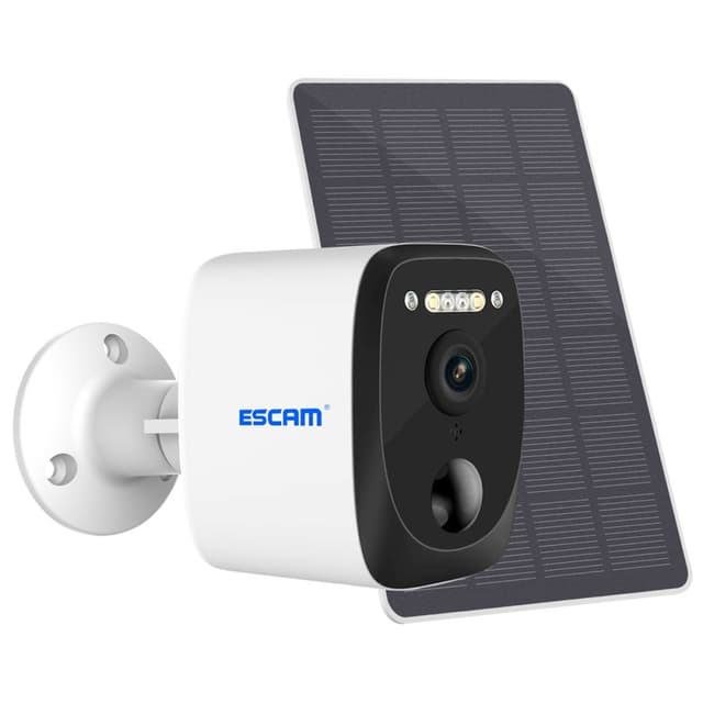 ESCAM QF370 3MP WiFi-kamera PIR nattsyn IP-kamera Solcellepanel