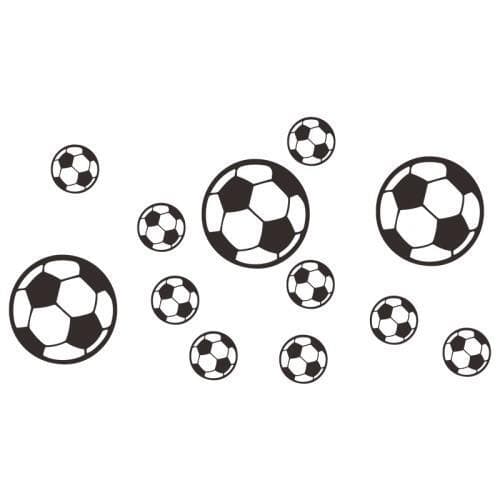 Fotballmønster Veggklistremerke Fotballmerke til barnerom guttesoverom