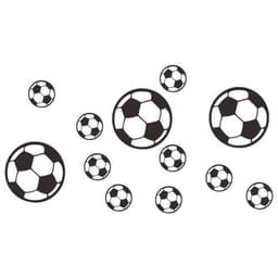 Fotbollsmönster Väggdekal Fotbollsdekal för barnrum Pojke sovrum