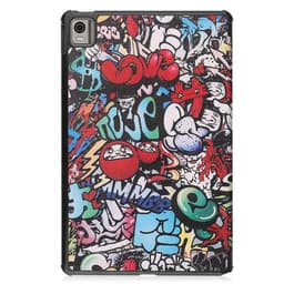 Nokia T21 Trifold Stand Sleep Wake -tabletin suojakotelo - Graffiti
