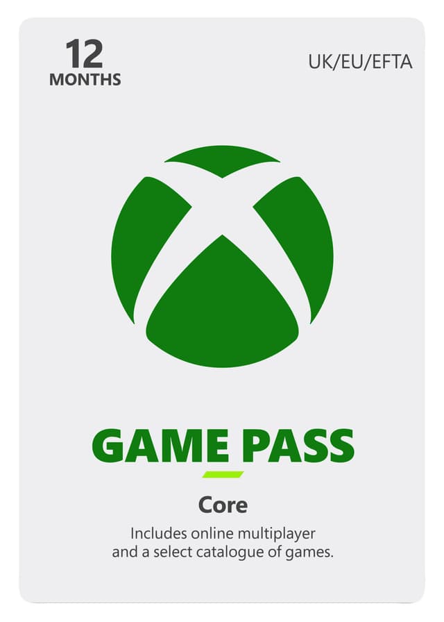 Xbox Game Pass Essential 12 Month Membership - XBOX, PC Windows