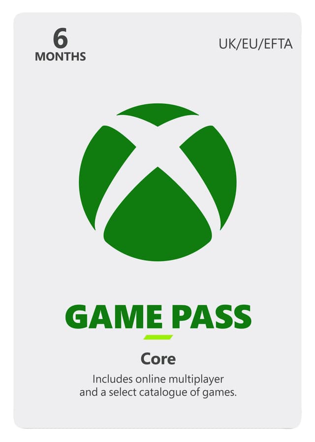 Xbox Game Pass Essential 6 Month Membership - XBOX, PC Windows