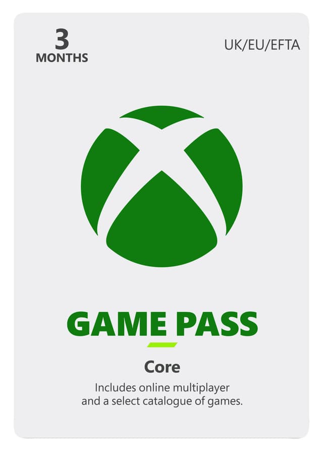 Xbox Game Pass Essential 3 Month Membership - XBOX, PC Windows