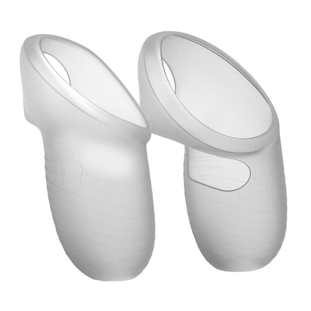 1 par Oculus Quest 3 VR handtag kontroll fodral Skydd - Vit