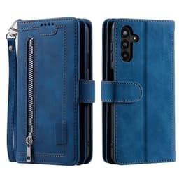 För Samsung Galaxy S25 5G Fodral med Dragkedja och 9 Kortplatser