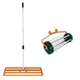100 cm Utjevner og plenlufter – oransje