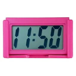 Mini Kannettava Yksinkertainen Hiljainen Digitaalinen Kello Auton kotielektroniikka - Rose