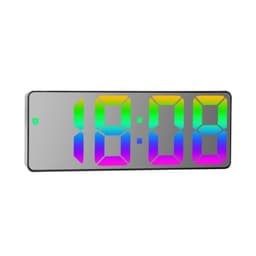 LED-klocka Elektronisk digital väckarklocka Färgglad 12/24H - Style C