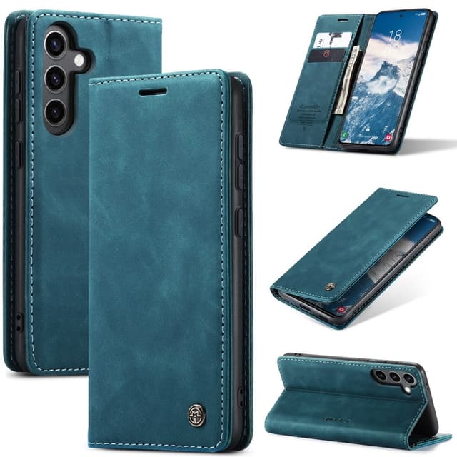 CASEME Plånboksfodral Samsung Galaxy S25+ (S25 Plus) - Blå
