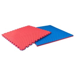 Tatami matte 100 x 100 x 3cm (1-3stk) - 1 stk - Blå/rød