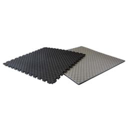 Tatami matte 100 x 100 x 2cm (1-3stk) - 1 stk - Grå/svart