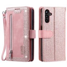 Samsung Galaxy S25 5G Kuori Vetoketjutaskulla ja 9 Korttipaikalla