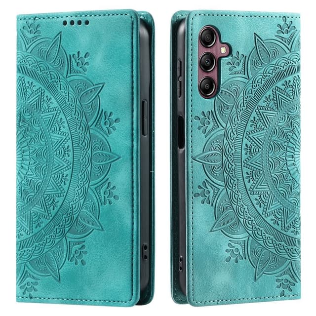 Til Samsung Galaxy S25 tegnebogscover Cover Shell Mandala Blomstermønster