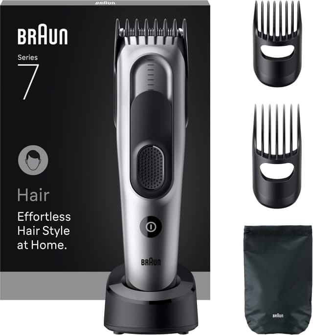 Braun Series 7 hiustenleikkuukone HC7590 (harmaa)
