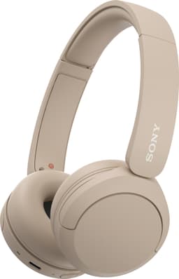 Sony WH-CH520 langattomat on-ear kuulokkeet (beige)