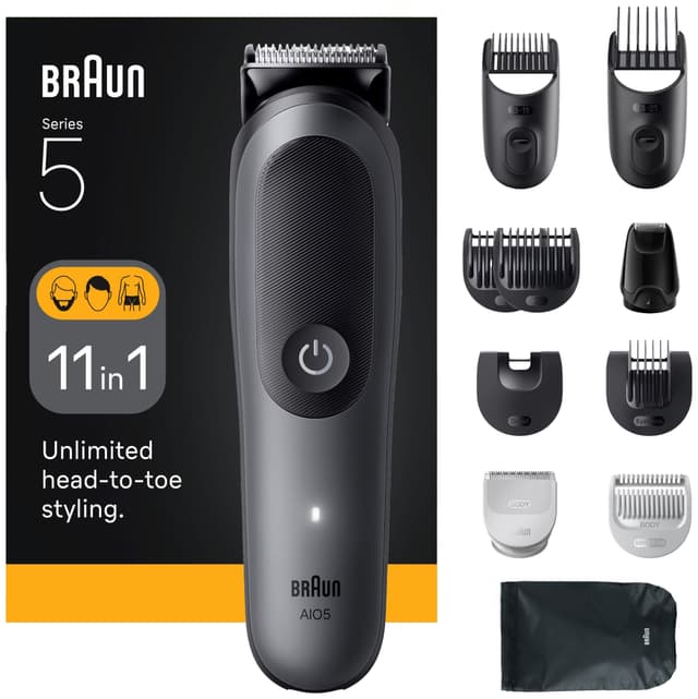 Braun All-in-One Series 5 vartalotrimmeri AIO5560 (harmaa)