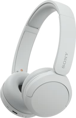 Sony WH-CH520 trådlösa on-ear hörlurar (vit)