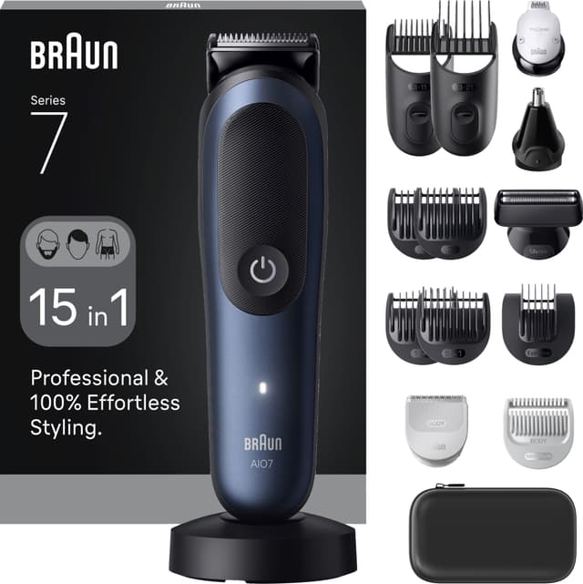 Braun All-in-One Series 7 kropstrimmer AIO7580 (blå)