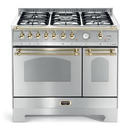 Lofra - Dolce Vita 90 cm (2 ovner) (Rustfri/Messing) Gass