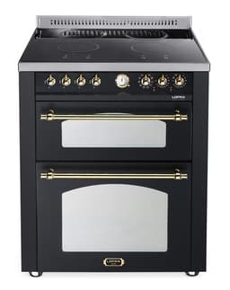 Lofra Komfyr - Dolce Vita 70 cm (2 ovner) (Svart/Messing) Induksjon