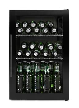 Fritstående ølkøleskab / drikkevarekøler - Arctic Collection 63 liter Sort