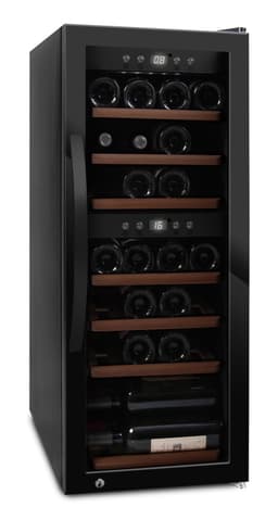Fritstående vinkøleskab - WineExpert 38 Fullglass Black