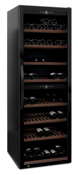 Fritstående vinkøleskab - WineExpert 180 Fullglass Black