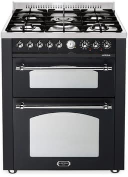 Lofra Komfur - Dolce Vita 70 cm (2 ovne) (Sort/Krom) Gas