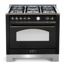 Komfur - Dolce Vita 90 cm (1 ovn) (Sort/Bronze) Gas