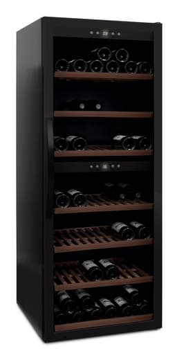 Fritstående vinkøleskab - WineExpert 126 Fullglass Black