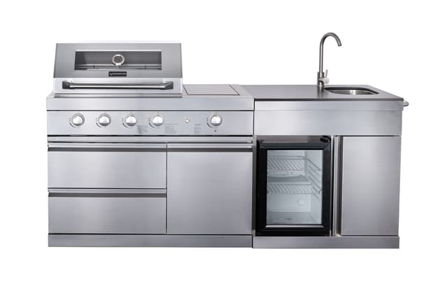 Frittstående utekjøkken - Compact  - Stainless