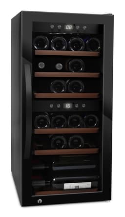 Fritstående vinkøleskab - WineExpert 24 Fullglass Black